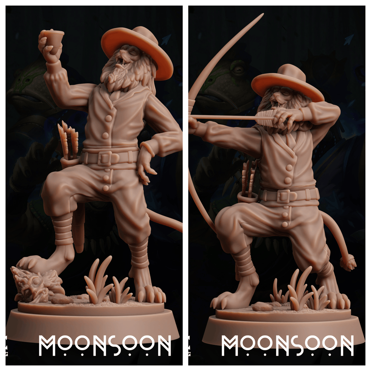 3D Printed Sordane Publishing Jintha Moonsoon 28 32mm D&D